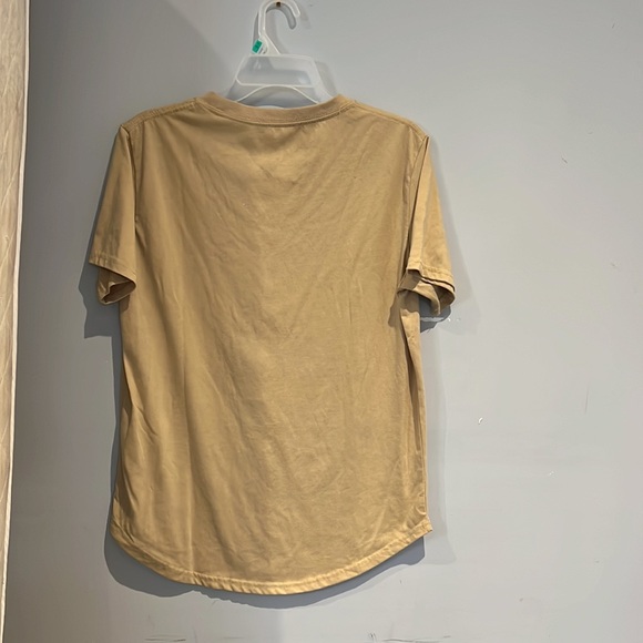 SHEIN cream coloured t-shirt. US 6. - Picture 3 of 4